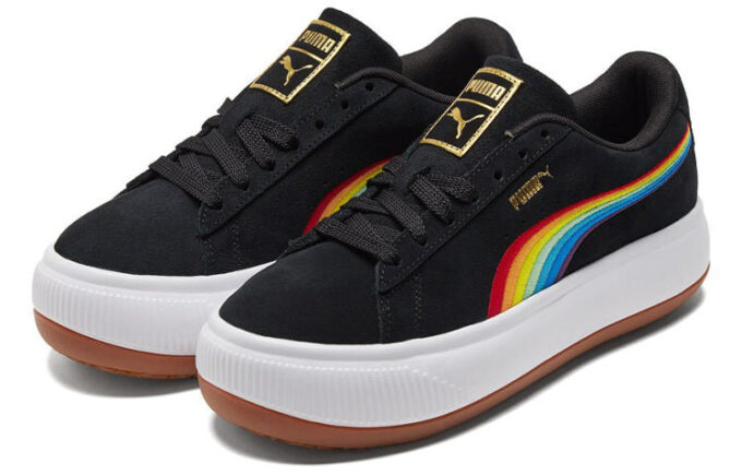 (WMNS) Suede Mayu “Arcoíris – Negro”