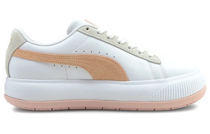 (WMNS) Suede Mayu Blanco Naranja