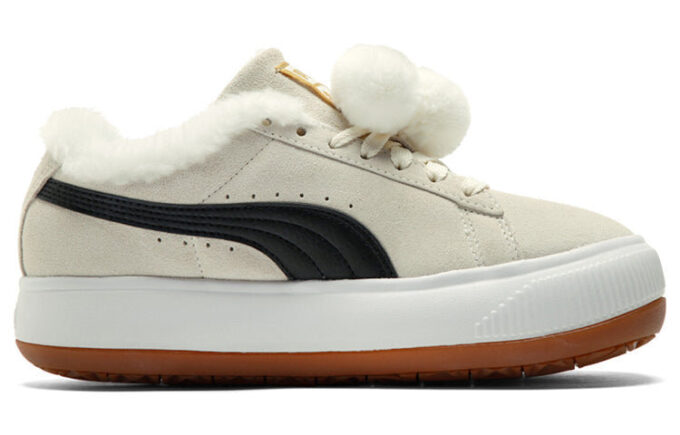 (WMNS) Suede Mayu “Fur – Blanco Susurro Negro”