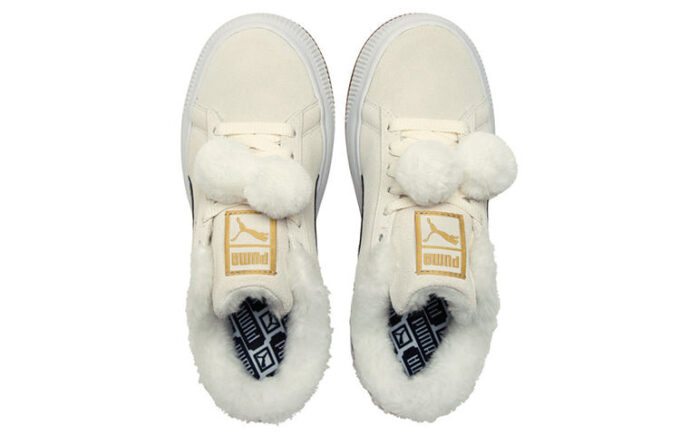 (WMNS) Suede Mayu “Fur – Blanco Susurro Negro”