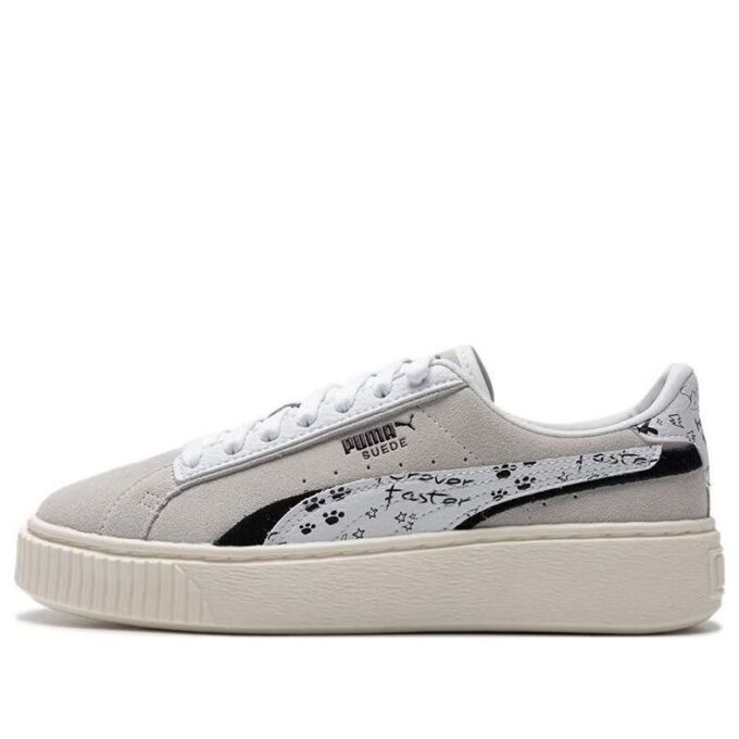 (WMNS) Suede Platform Draw “Grey White”