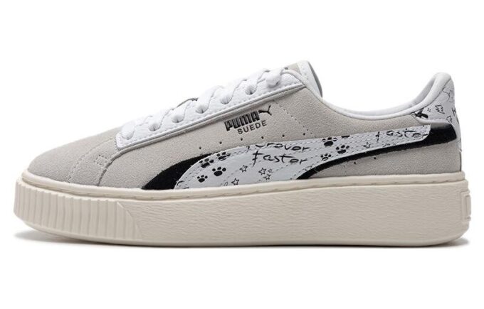 (WMNS) Suede Platform Draw “Grey White”