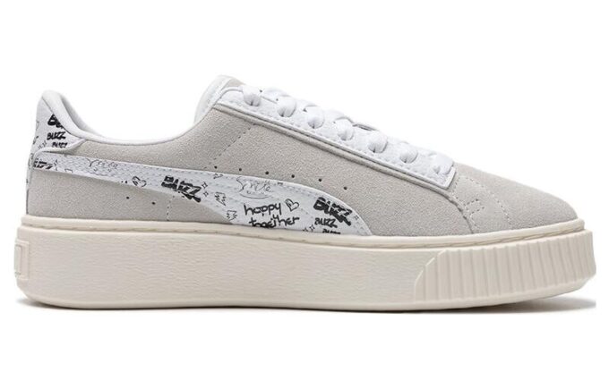 (WMNS) Suede Platform Draw “Grey White”