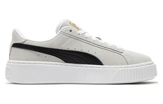 (WMNS) SuedePlatform “Blanco y Negro”