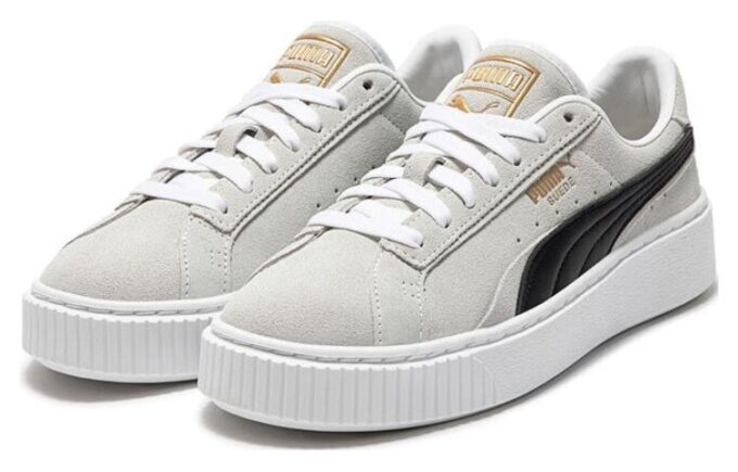 (WMNS) SuedePlatform “Blanco y Negro”