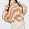 (WMNS) Suéter de punto a rayas “Beige”