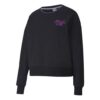 (WMNS) Suéter deportivo con cuello redondo “Negro Morado”