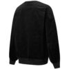 (WMNS) Suéter deportivo de cuello redondo con bolsillo y cremallera en colores contrastantes “Negro”