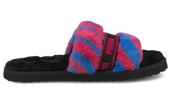 (WMNS) Tobogán Fluff “Salvaje – Morado Remolacha”