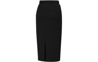 (WMNS) Vestido midi clásico con cordón negro