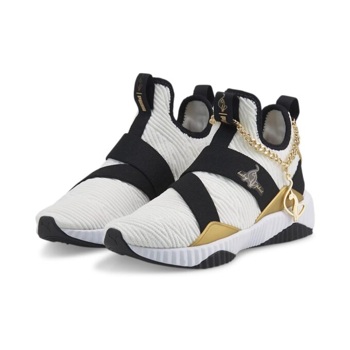(WMNS) x Baby Phat Defy Mid “Blanco, Negro y Dorado”