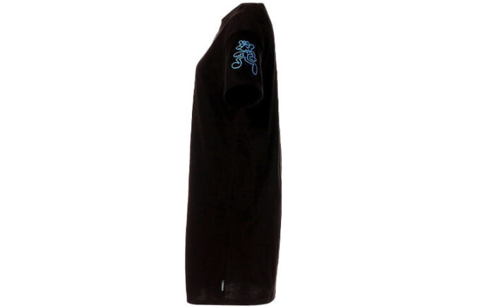 (WMNS) x Mr Doodle Crossover Vestido deportivo informal transpirable de manga corta negro