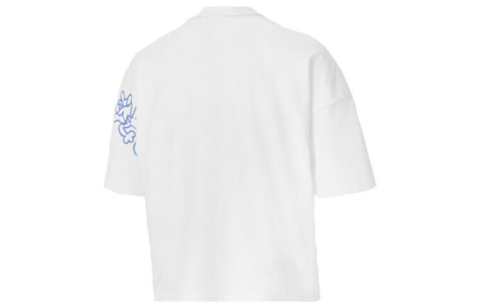 (WMNS) x MR DOODLE Logotipo suelto blanco