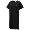 (WMNS) x PRONOUNCE Vestido deportivo negro con estampado en la espalda y firma conjunta