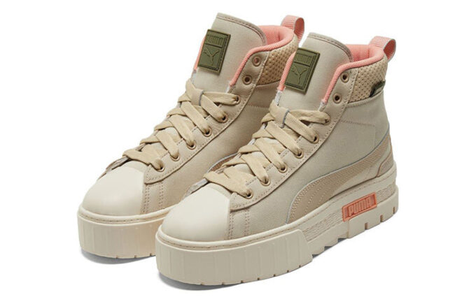 (WMNS) Zapatillas altas Mayze Mid Safari color marfil