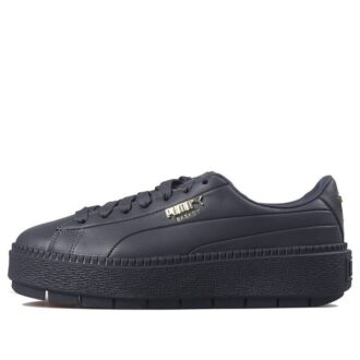 (WMNS) Zapatillas bajas premium con plataforma Trace en negro