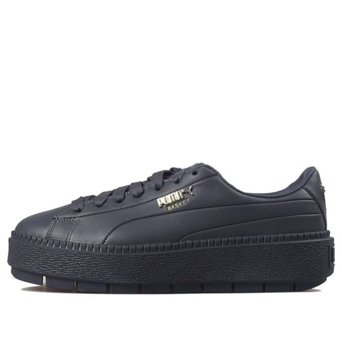 (WMNS) Zapatillas bajas premium con plataforma Trace en negro