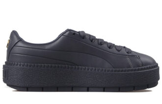 (WMNS) Zapatillas bajas premium con plataforma Trace en negro