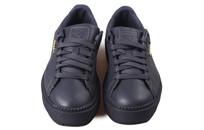 (WMNS) Zapatillas bajas premium con plataforma Trace en negro