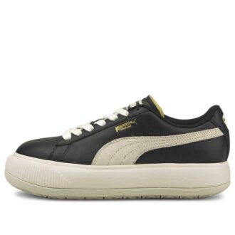 (WMNS) Zapatillas casuales de ante Mayu negras y blancas