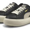 (WMNS) Zapatillas casuales de ante Mayu negras y blancas