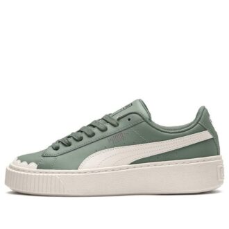(WMNS) Zapatillas de baloncesto con plataforma festoneada, verde/blanco