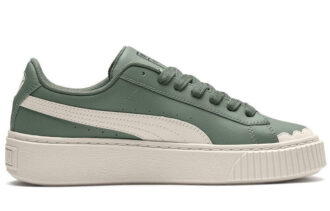 (WMNS) Zapatillas de baloncesto con plataforma festoneada, verde/blanco