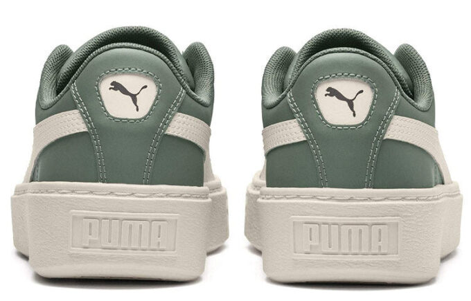 (WMNS) Zapatillas de baloncesto con plataforma festoneada, verde/blanco