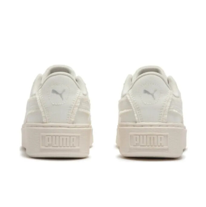 (WMNS) Zapatillas de baloncesto con plataforma y flecos en blanco