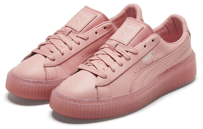 (WMNS) Zapatillas de baloncesto con plataforma y plataforma baja en color rosa