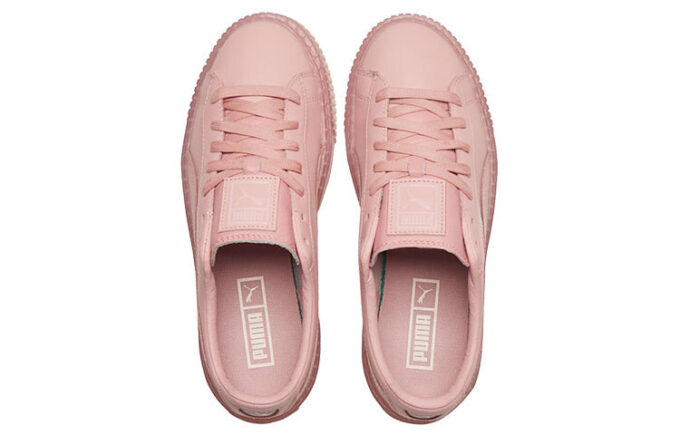 (WMNS) Zapatillas de baloncesto con plataforma y plataforma baja en color rosa