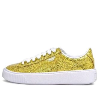 (WMNS) Zapatillas de baloncesto con plataforma y purpurina dorada