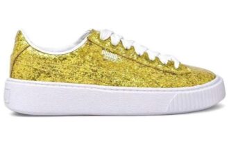 (WMNS) Zapatillas de baloncesto con plataforma y purpurina dorada
