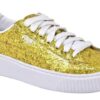 (WMNS) Zapatillas de baloncesto con plataforma y purpurina dorada