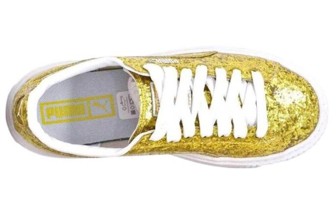 (WMNS) Zapatillas de baloncesto con plataforma y purpurina dorada