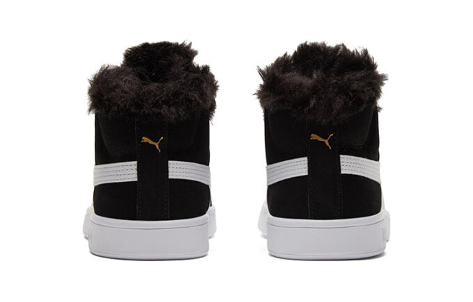 (WMNS) Zapatillas de caña media de vellón Smash V2 Plus negras