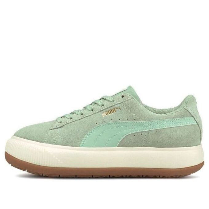 (WMNS) Zapatillas de gamuza Mayu “Verde Crema Blanco”