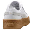 (WMNS) Zapatillas de plataforma de ante y piel en blanco