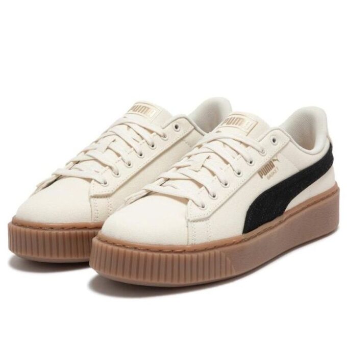 (WMNS) Zapatillas de plataforma de baloncesto de lona “Beige Negro”