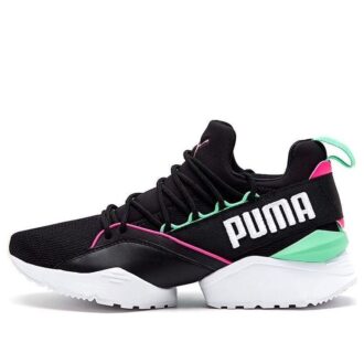 (WMNS) Zapatillas de running bajas Muse Maia Street 1 negras/verdes
