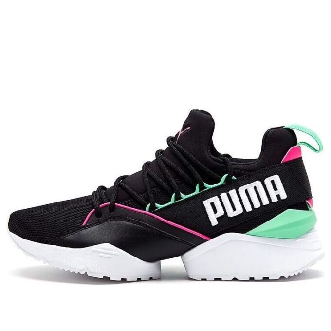 (WMNS) Zapatillas de running bajas Muse Maia Street 1 negras/verdes