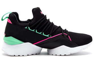 (WMNS) Zapatillas de running bajas Muse Maia Street 1 negras/verdes