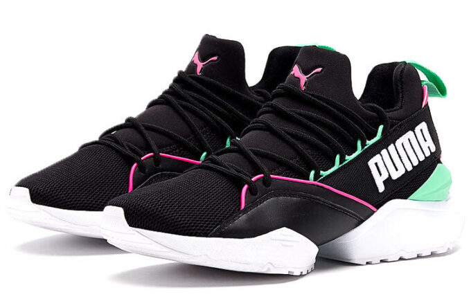 (WMNS) Zapatillas de running bajas Muse Maia Street 1 negras/verdes
