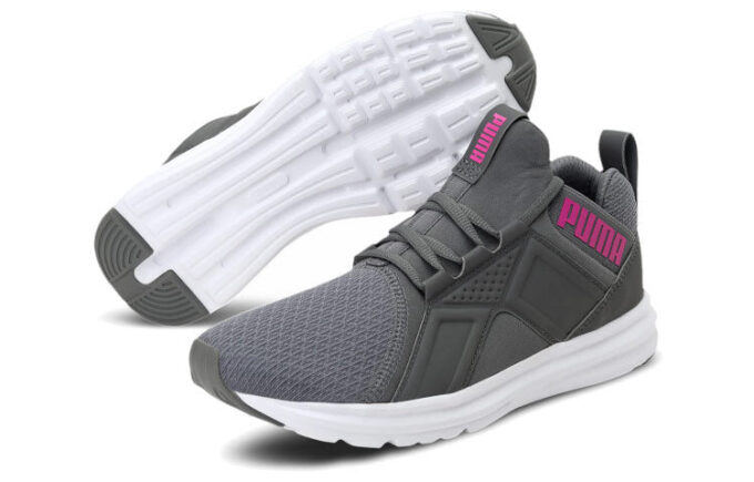 (WMNS) Zapatillas de running Enzo Wn GS Gris/Rojo