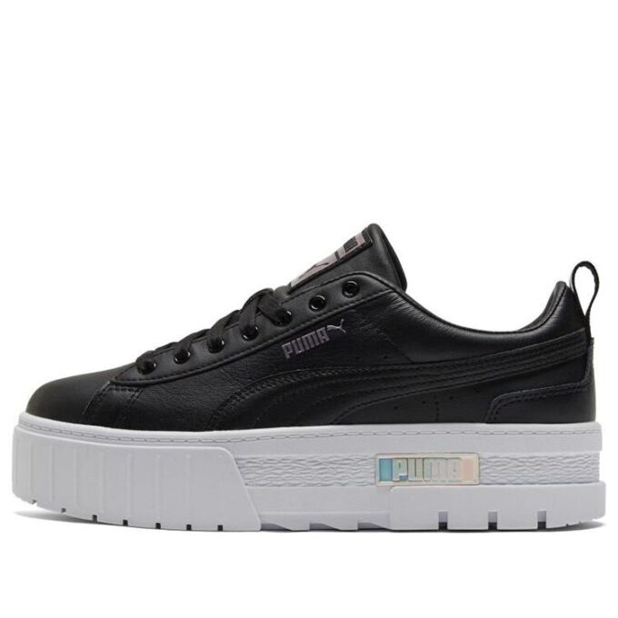 (WMNS) Zapatillas Mayze Lth Iridescent Negro/Blanco