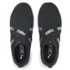 (WMNS) Zapatillas sin cordones con cable “Negro Plata”