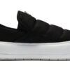 (WMNS) Zapatillas sin cordones Mayu de lona y ante en blanco y negro