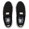 (WMNS) Zapatillas sin cordones Mayu de lona y ante en blanco y negro