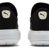 (WMNS) Zapatillas sin cordones Mayu de lona y ante en blanco y negro