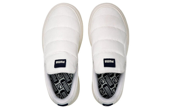 (WMNS) Zapatillas sin cordones Mayu de lona y ante “White Marshmallow”